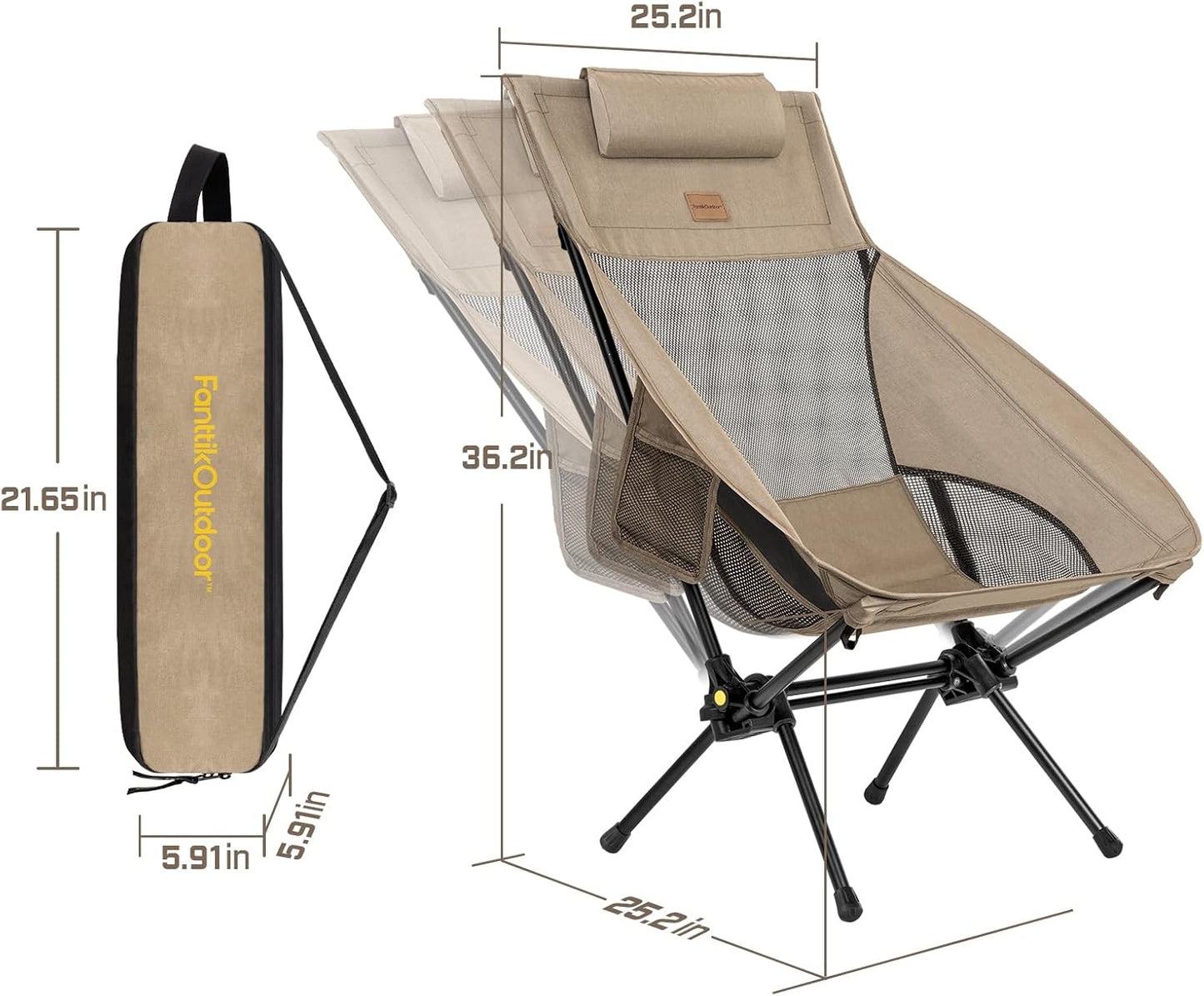 2 X Foldable Rocking Chair (1 FREE)